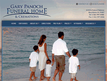 Tablet Screenshot of gpanochfunerals.com